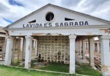 Avanza consolidación de Los Columbarios y desmontaje controlado de los frontones de “La vida es sagrada”