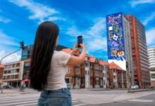 Bogotá se convierte en un mapa cultural interactivo: un mural invita a recorrer Colombia sin salir de Chapinero