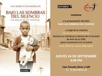 «Bajo las sombras del silencio», de la escritora Ana María Cano Morales, se presenta en Casa Tomada